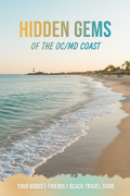 eBook cover for Hidden Gems of the OC/MD Coast beach guide